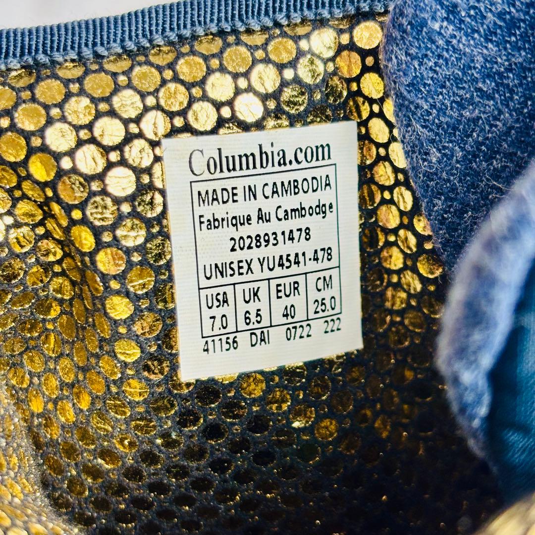 コロンビア サップランド レディース25cm ネイビー ブーツ