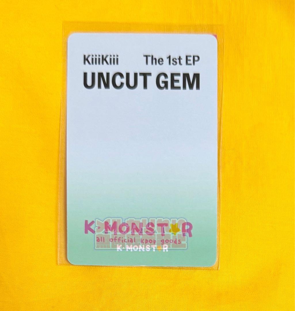 Kiiikiii スイ UNCUT GEM kmonstar ラキドロ トレカ