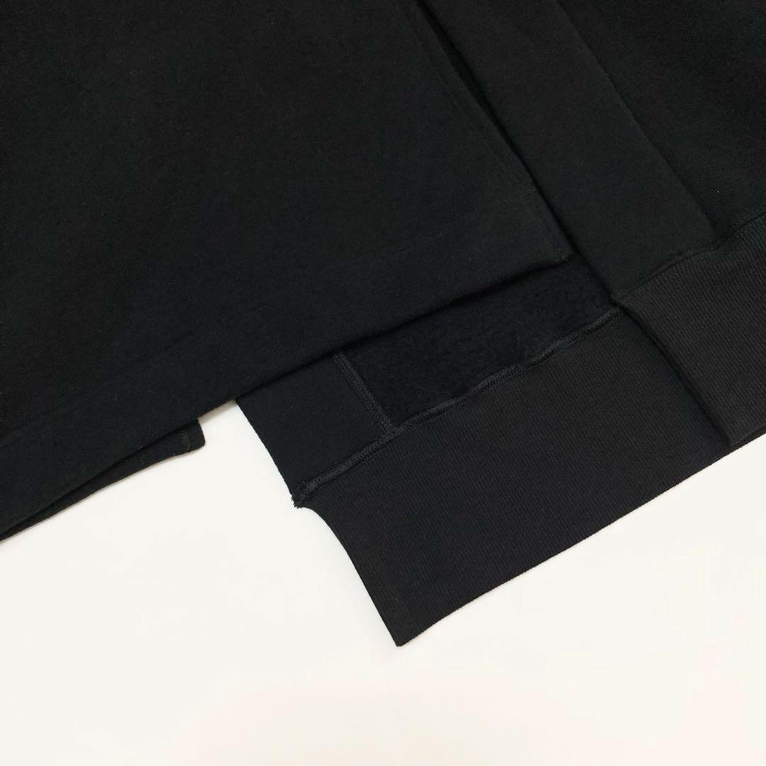 ヨウジヤマモト 23AW 裏起毛 フリース タートルネック カットソー 黒