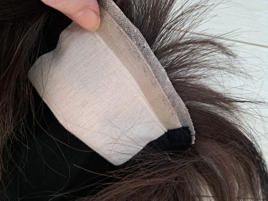 ワンステップ　ウィッグ　Sサイズ　人毛100%