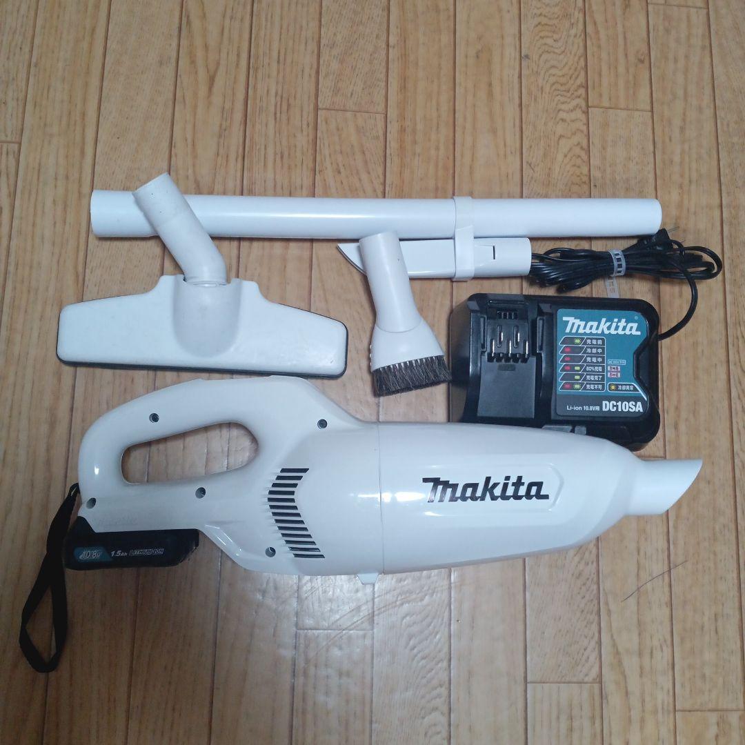 マキタ10.8V充電式クリーナーCL108FD 純正充電器、バッテリー付