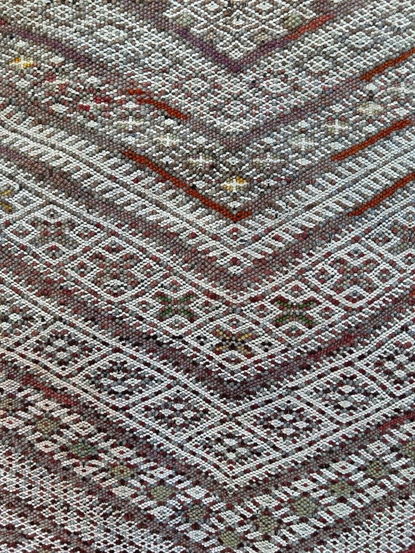 モロッコ　ラグ　ヴィンテージ　パープル