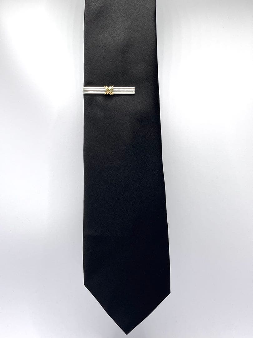 c678 美品　ティファニー　1995シグネチャー　ネクタイピン　750/925