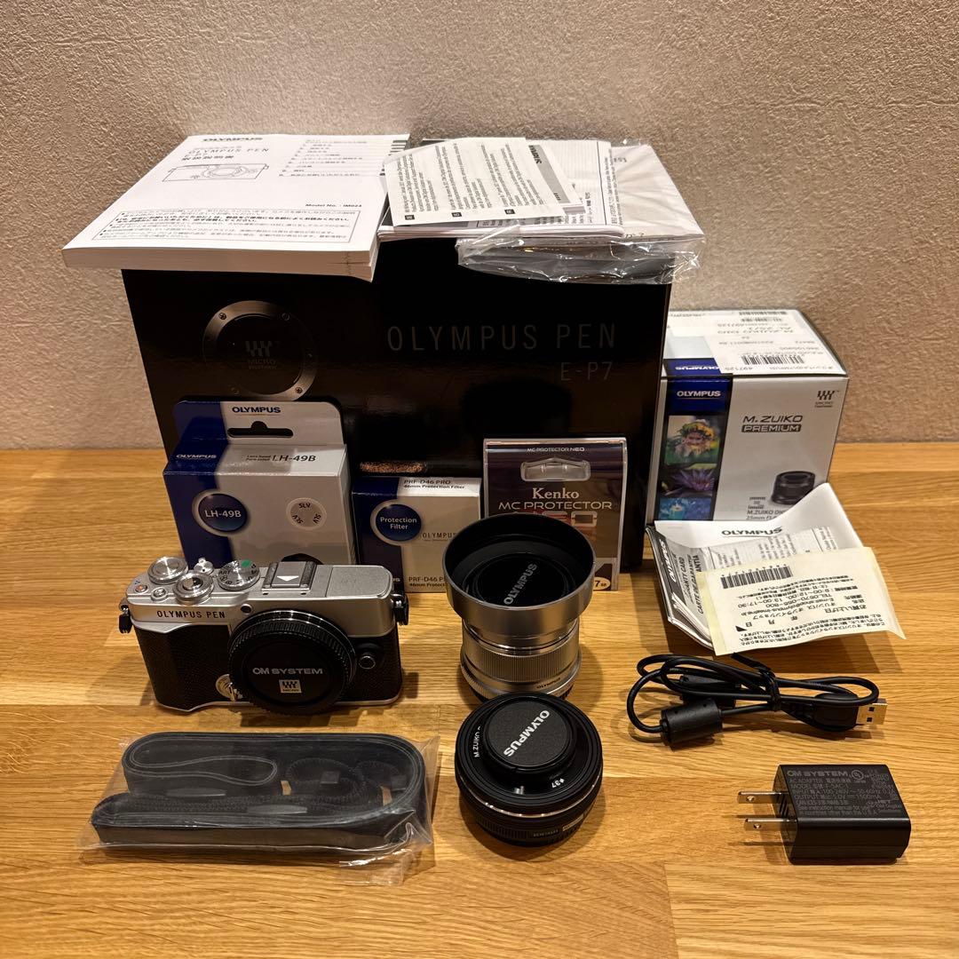 デジタルカメラ OLYMPUS PEN E-P7 M.ZUIKO 25mm F1.8
