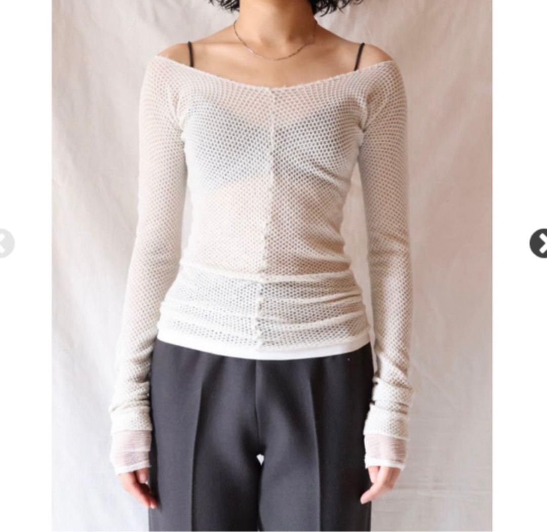 本日限定価格【新品】フミカウチダ メッシュトップス