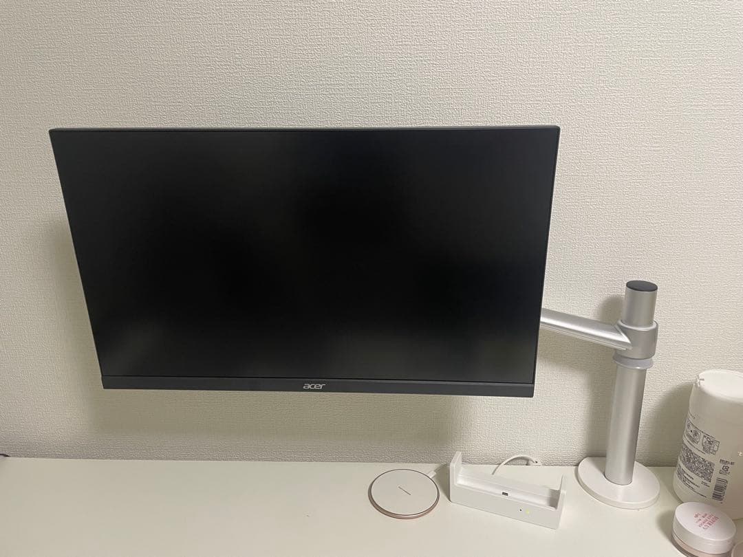 Acer フラットパネルモニター 本体 モニターアームセット