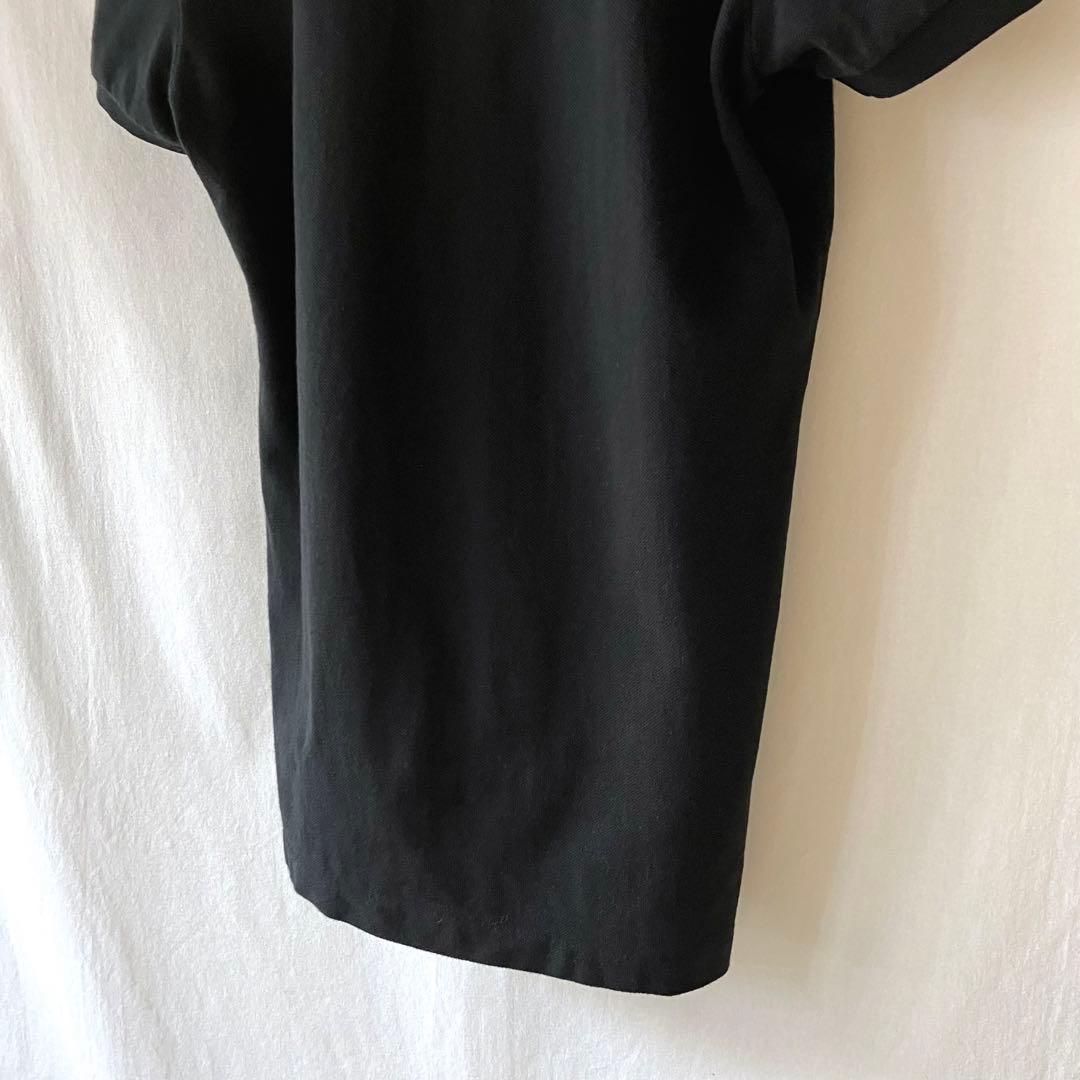 美品 ラルフローレン ポロシャツ 黒 スキニー L 鹿の子