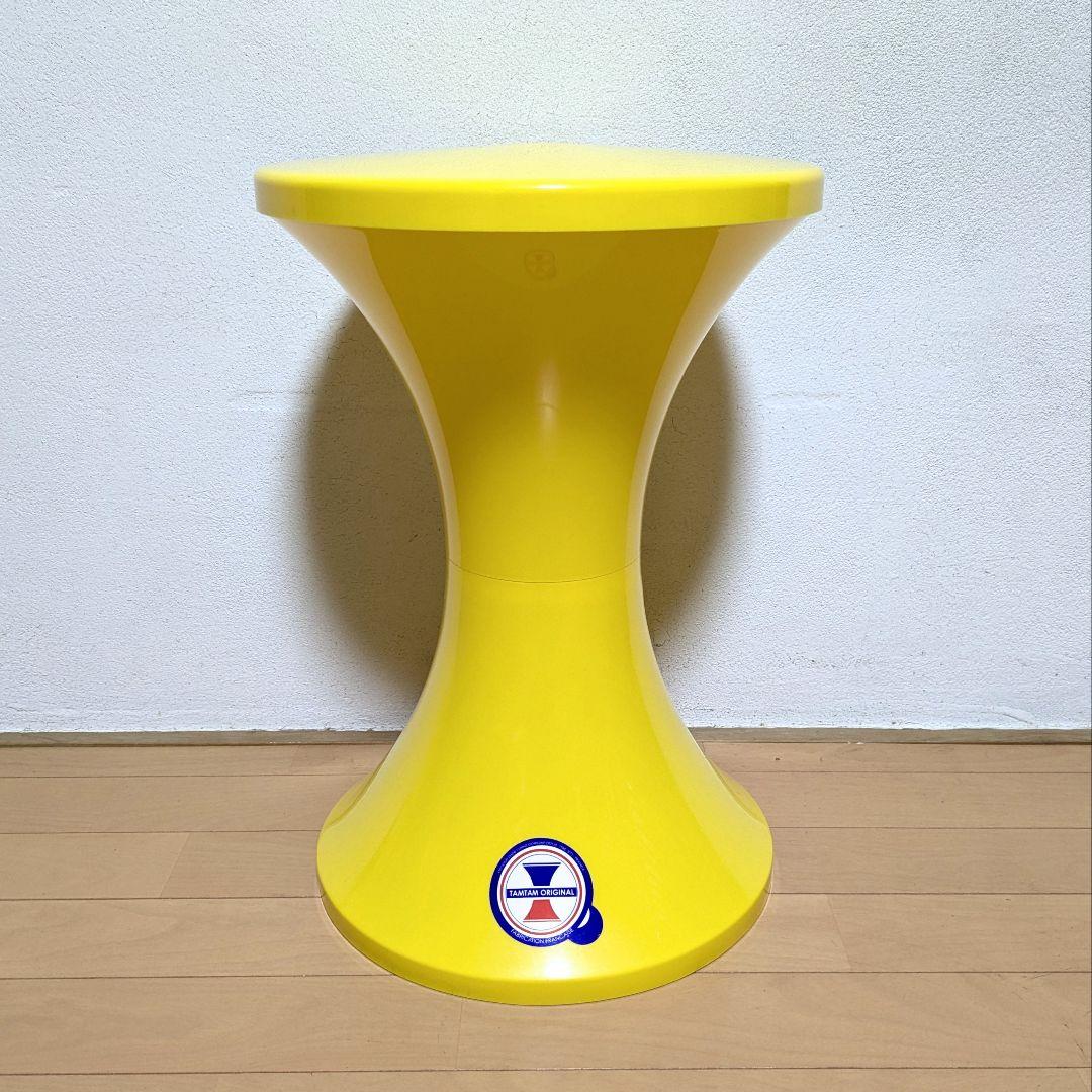 美品 TamTam Pop タムタム ポップ スツール バナナ イエロー