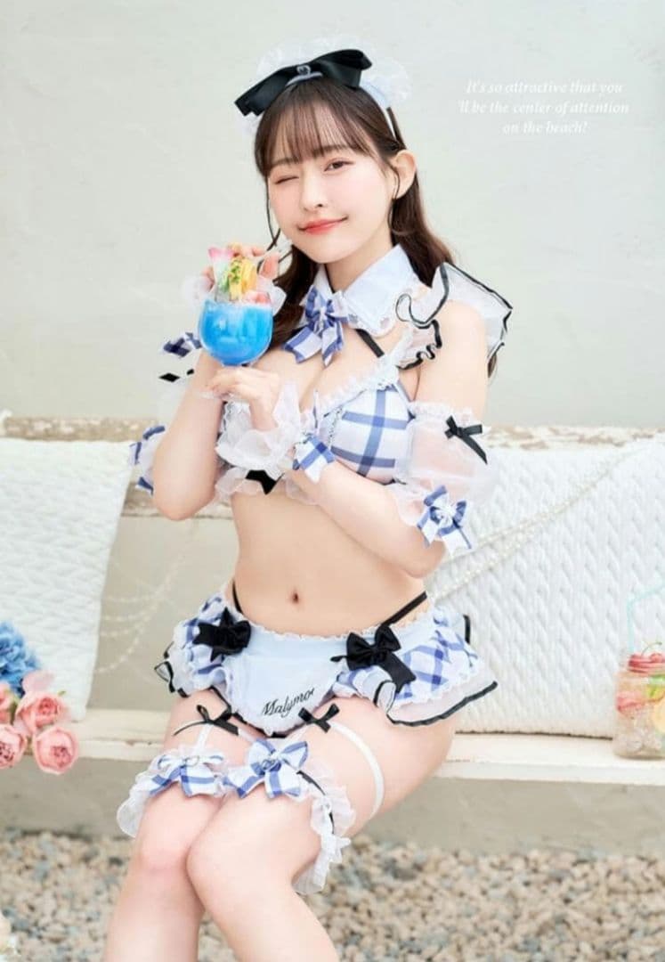 あ*み様 フリルチェックアラモードビキニ【Malymoon/マリームーン】