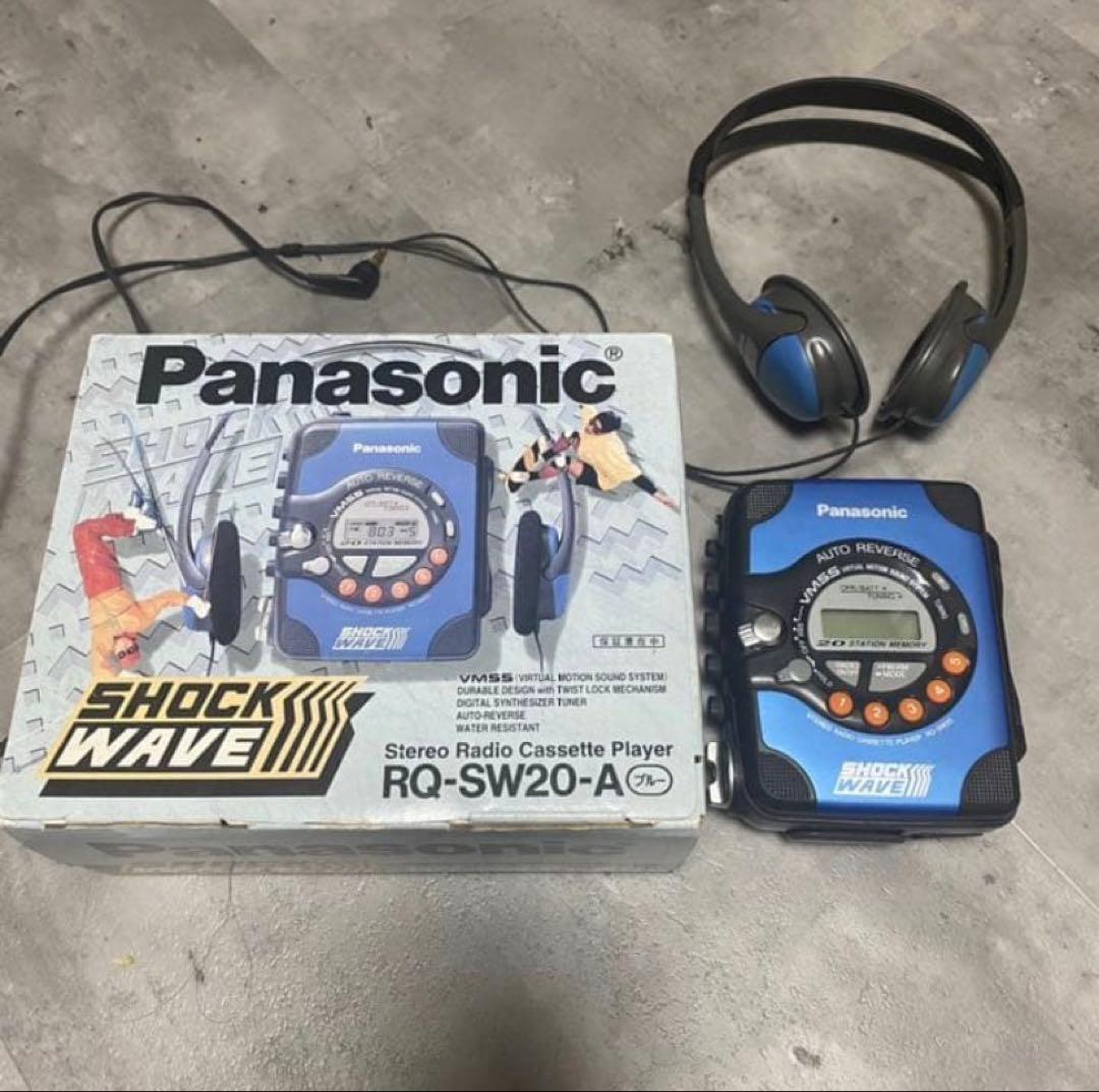 ポータブルプレーヤー Panasonic shock wave RQ-SW20-A