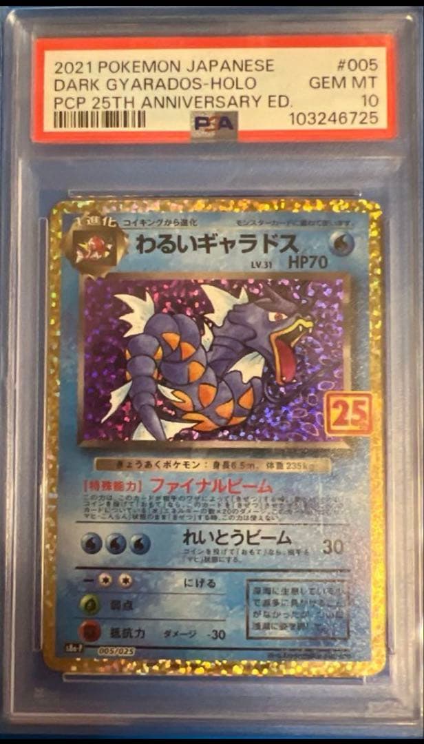 PSA10】わるいギャラドス 25th プロモ ポケカ