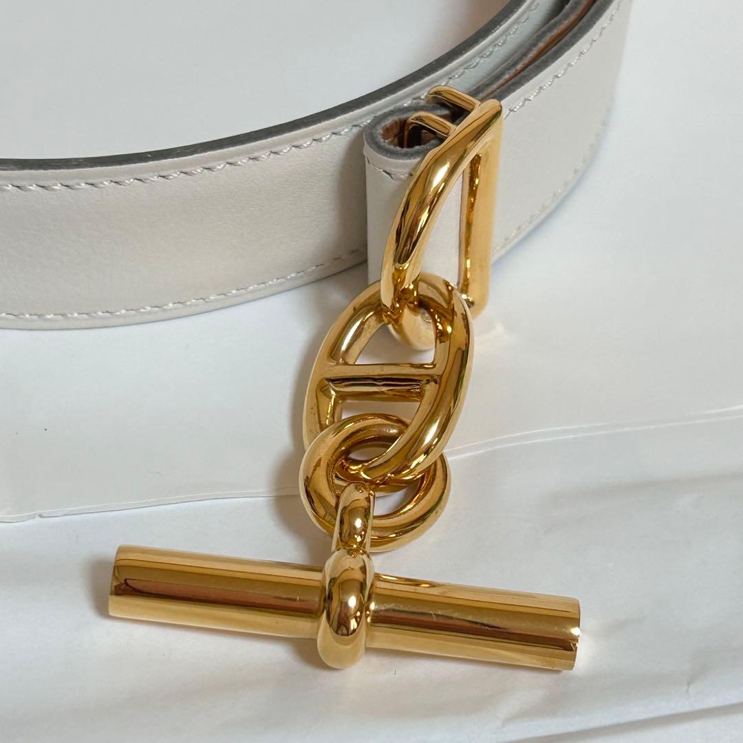 【美品】HERMESエルメス　シェーヌダンクル70 ベルト　バックル
