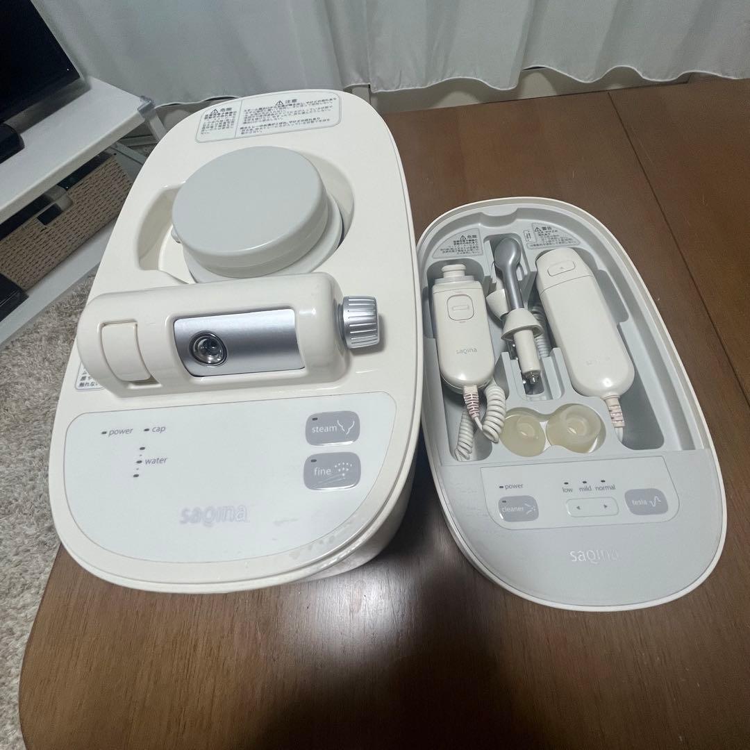 《美品》サキナピノ 美顔器　steamer&tesla/cleaner