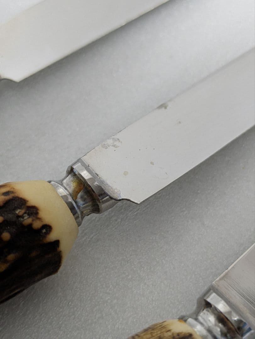 ゾーリンゲン 鹿角 カトラリーセット フォーク ナイフ B204