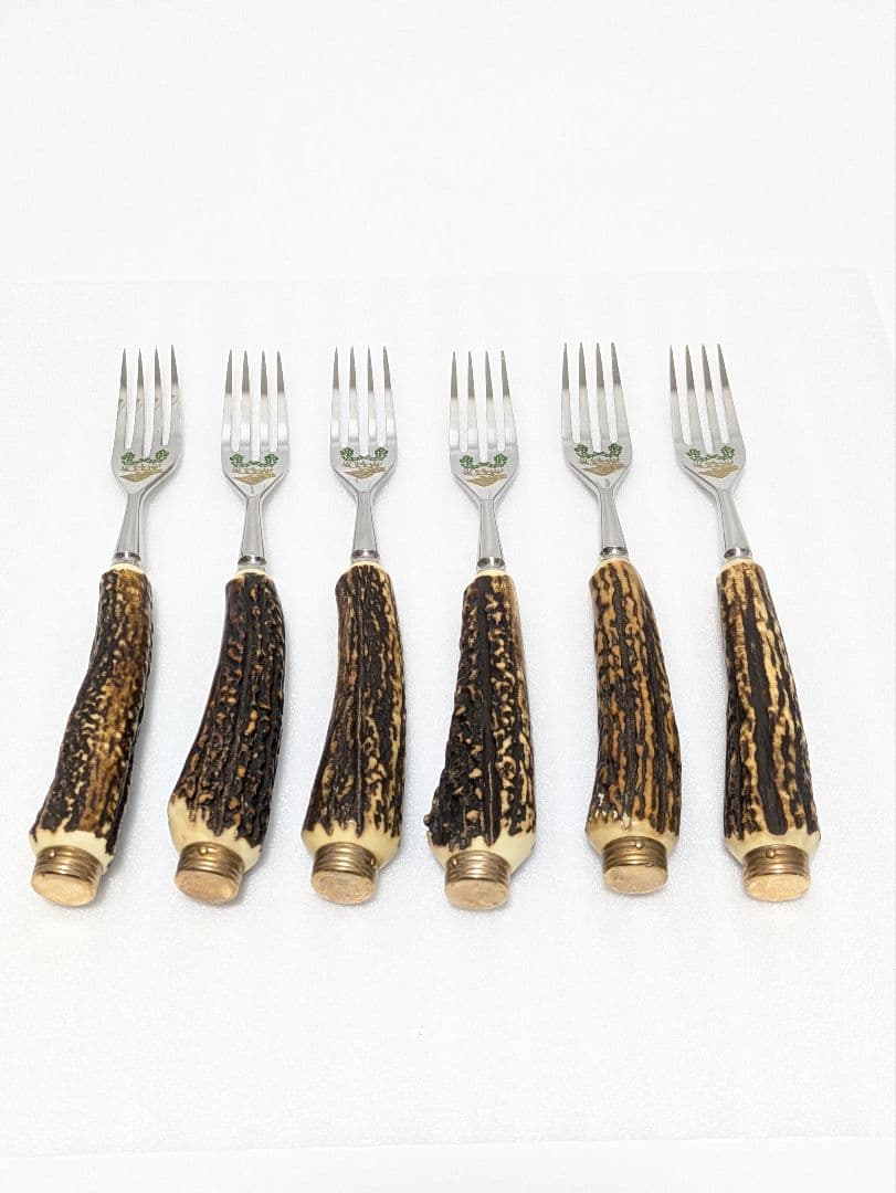 ゾーリンゲン 鹿角 カトラリーセット フォーク ナイフ B204