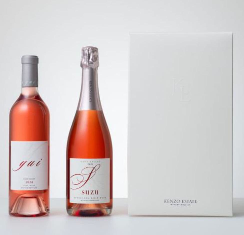 KENZO ESTATE ワイン　スパークリングロゼワインセット 結 ＆寿々