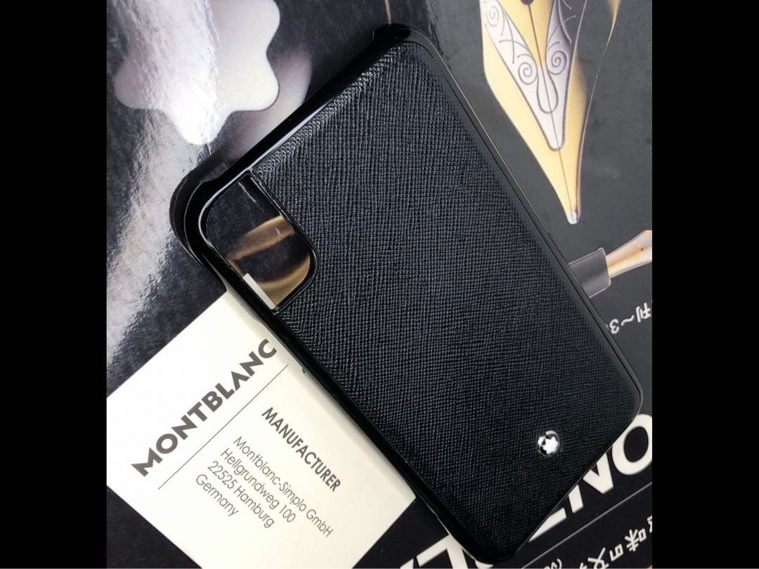 レアな完売品！★ モンブラン　★Apple iPhoneX・XS用★サルトリアル