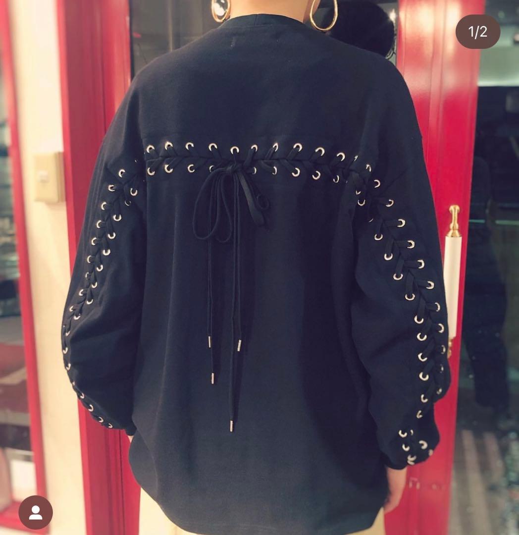 gvgv レースアップトレーナー