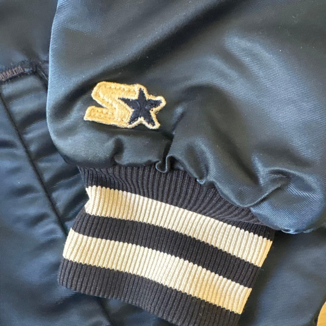 80s USA製　スターター　ニューヨークヤンキース　サテン　スタジャン