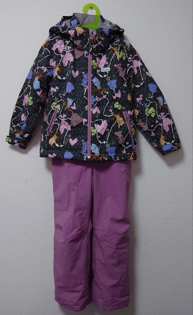 【美品】nima 子供用スキーウェア上下セット 120