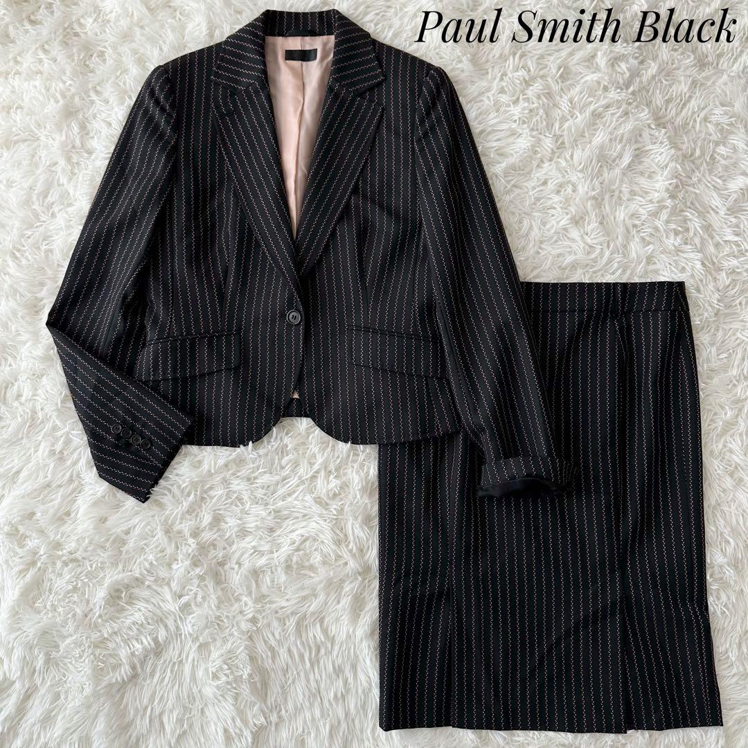 Paul Smith BLACKセットアップ スカートスーツ ブラック42/40