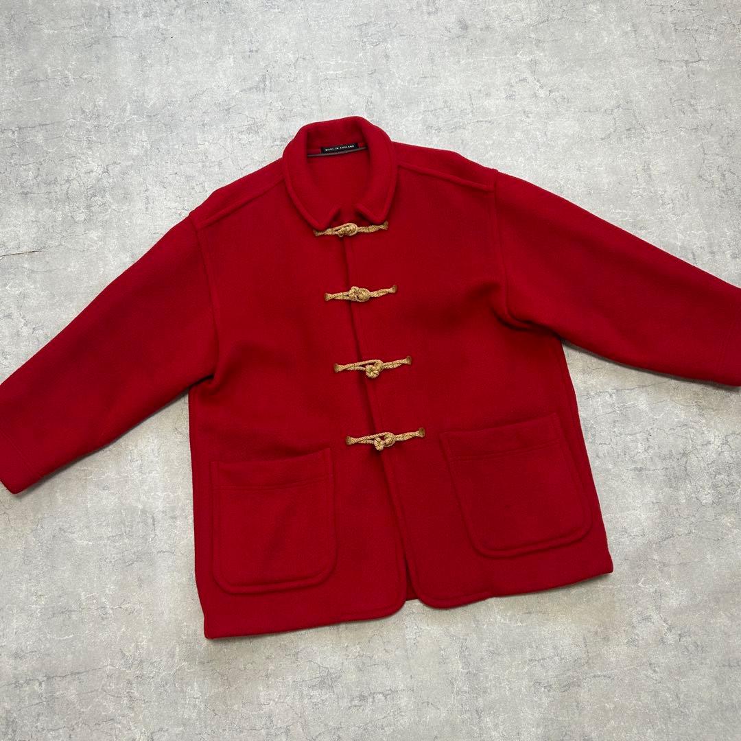 ジャケット・アウター Gloverall UK made wool duffle jacket red