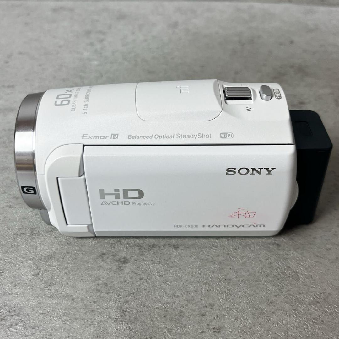 SONY ソニー ビデオカメラ ハンディカム HDR-CX680 ホワイト