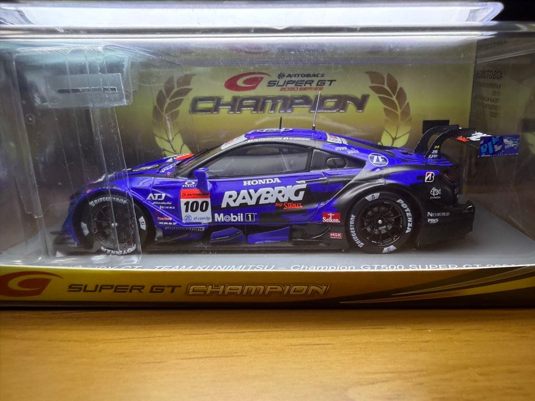 ミニカー 1/43 RAYBRIG NSX-GT Champion GT500 2020