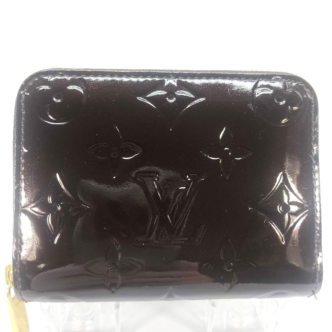 訳あり 美品 ルイヴィトン ヴェルニ ジッピーパース ボルドー