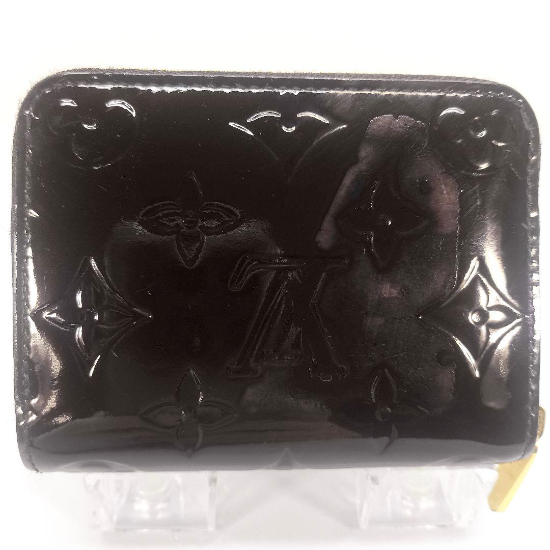 訳あり 美品 ルイヴィトン ヴェルニ ジッピーパース ボルドー