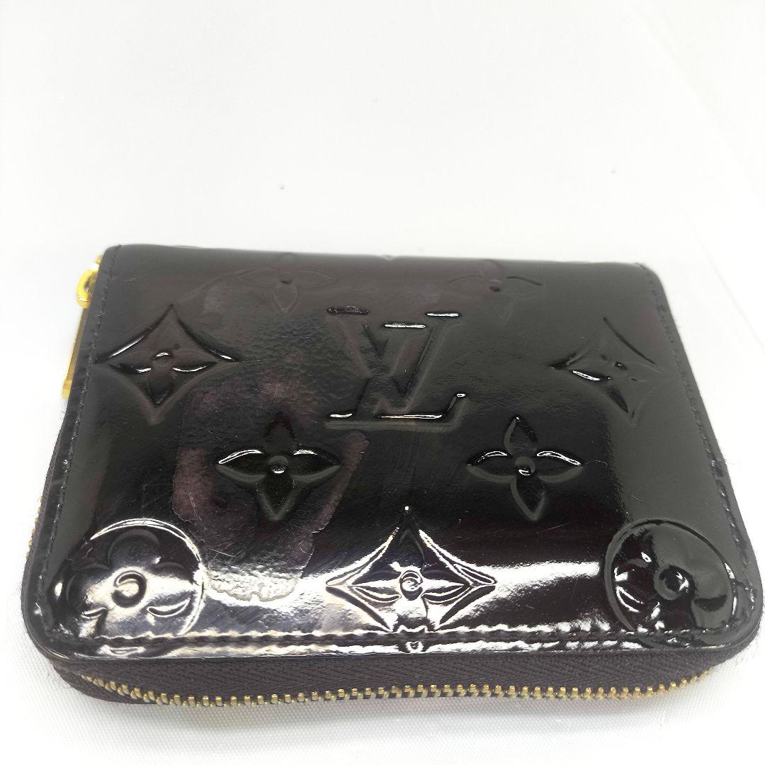 訳あり 美品 ルイヴィトン ヴェルニ ジッピーパース ボルドー