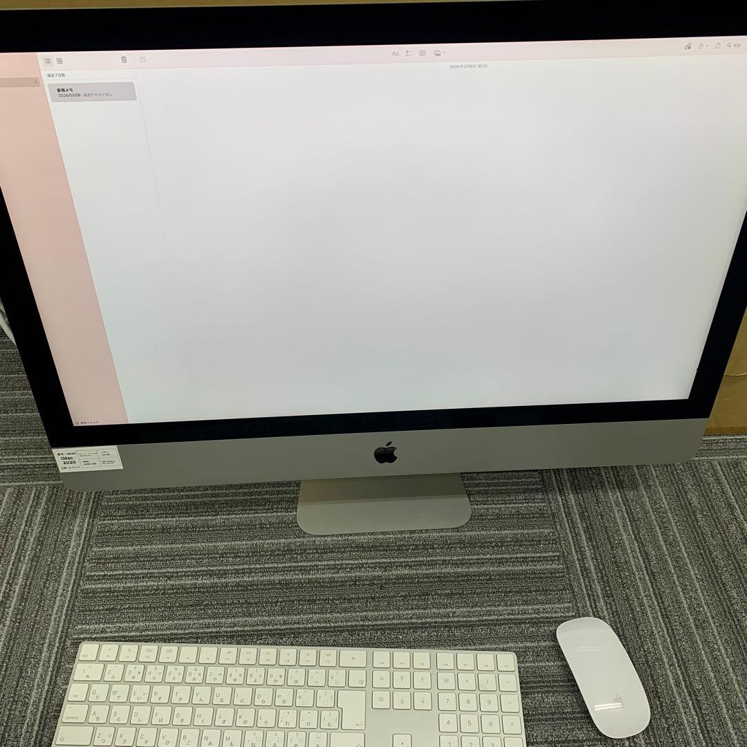 ミニPC iMac 2020 ( Retina 5K,27-inch-1000GB )