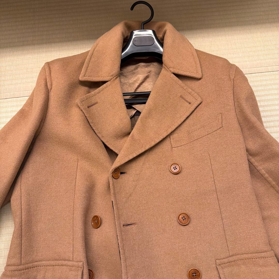 BELVEST チェスターコート/52/ウール/キャメル