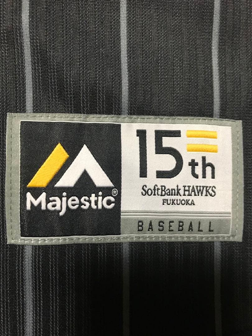 福岡ソフトバンクホークス 15周年記念ユニフォーム 柳田悠岐 マジェスティック製