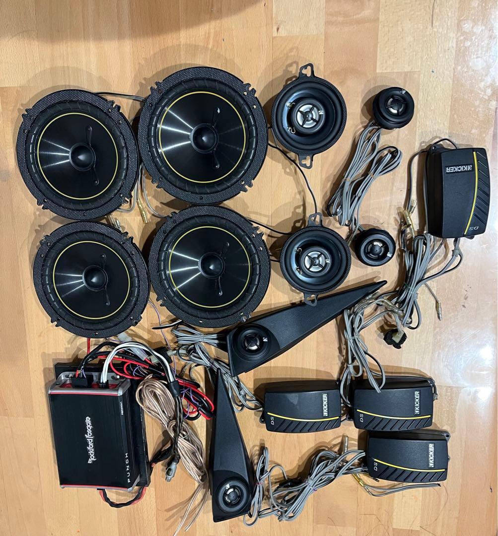 6個セット KICKER 11DS6.2 クロスオーバーツイーター16.5 cm