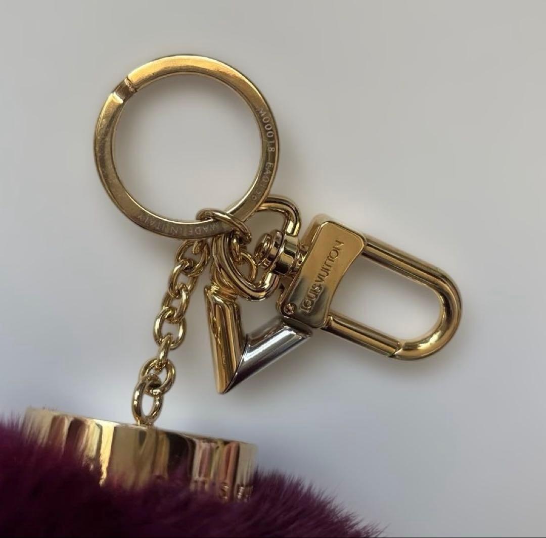 ルイヴィトン バブルデュオ ファー チャーム ミンク