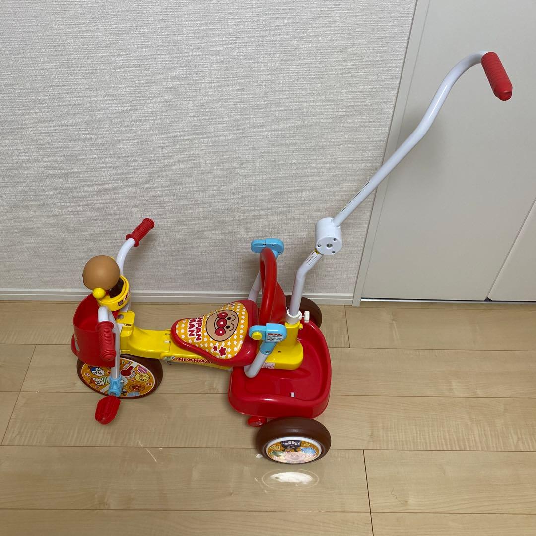 ☆それいけ！アンパンマンオールインワンUPll折りたたみ三輪車