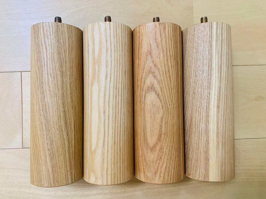 無印良品 シングルベッドフレーム オーク材 木製脚付き