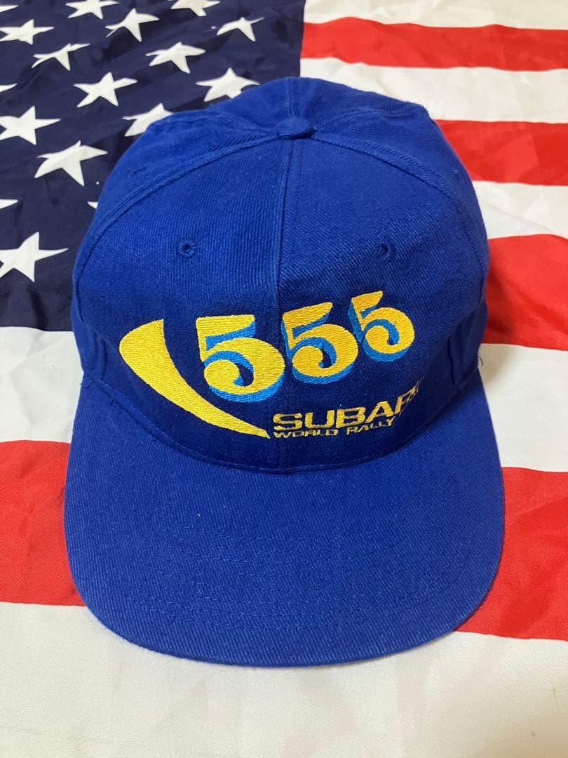 SUBARU WORLD RALLY TEAM スナップバック キャップ 555