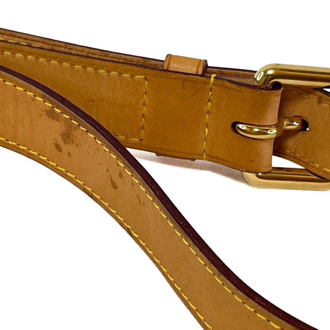 Louis Vuitton ルイヴィトン ストラップ ヌメ革 レザー ベージュ