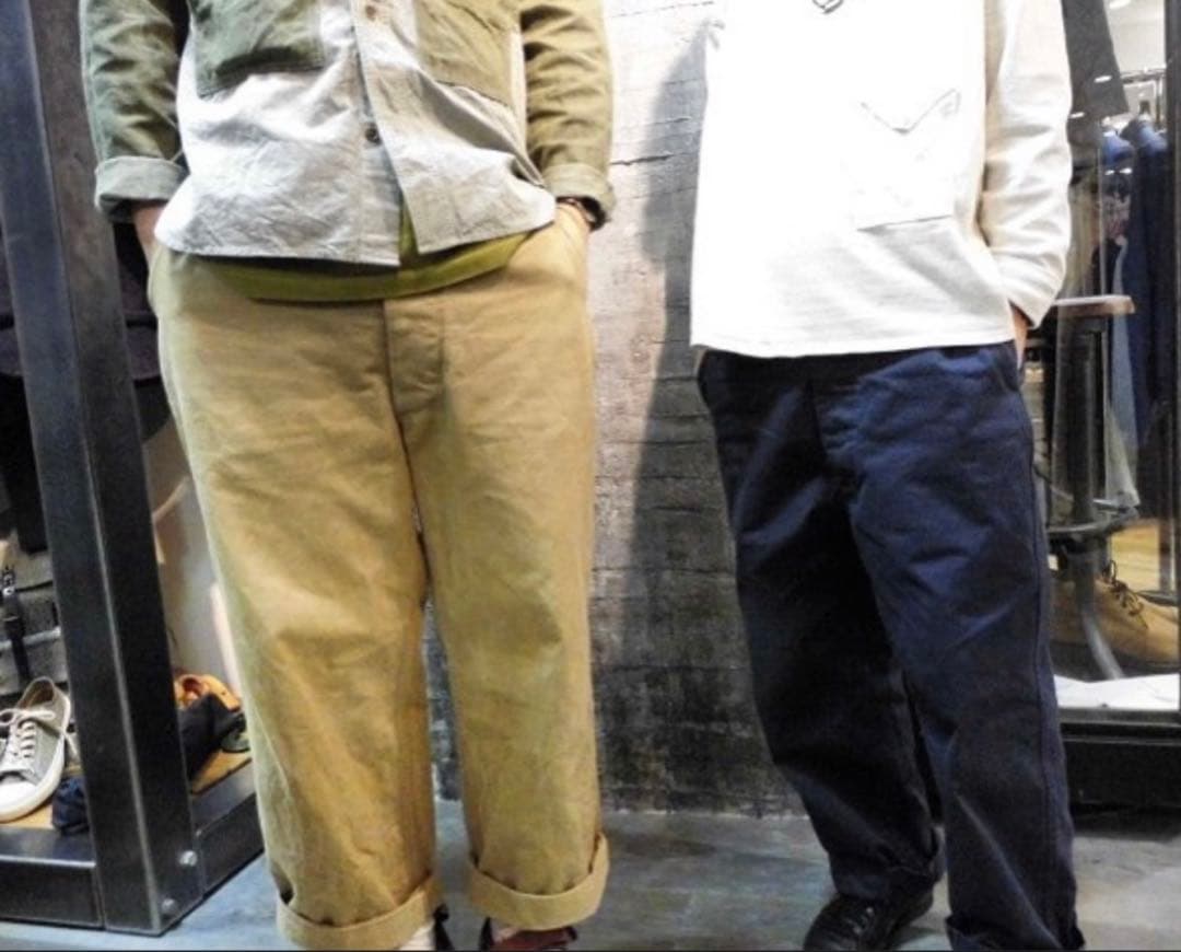 Nigel Cabourn ナイジェルケーボン　厚手コットンパンツ36 ベージュ