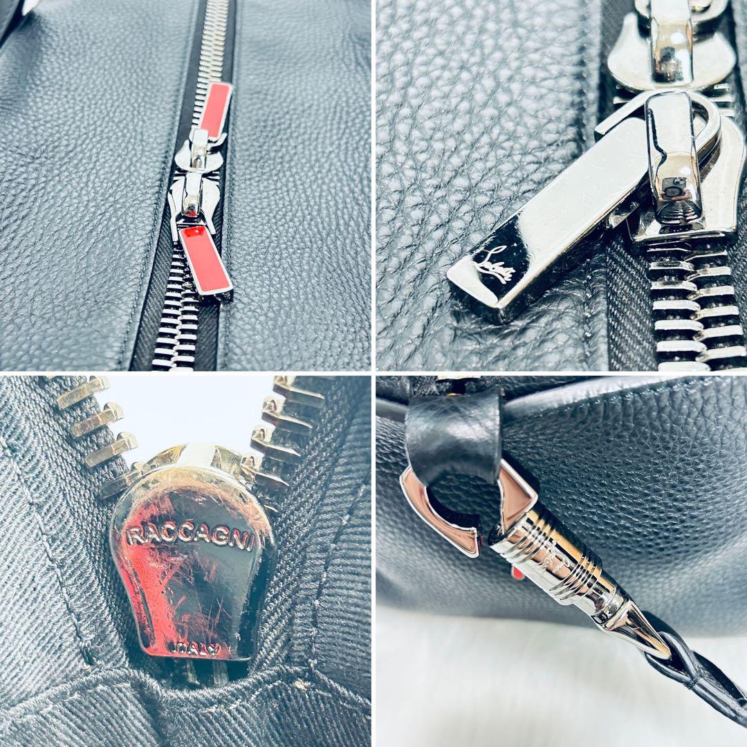 ☆極美品☆ クリスチャンルブタン ボストンバッグ シボ