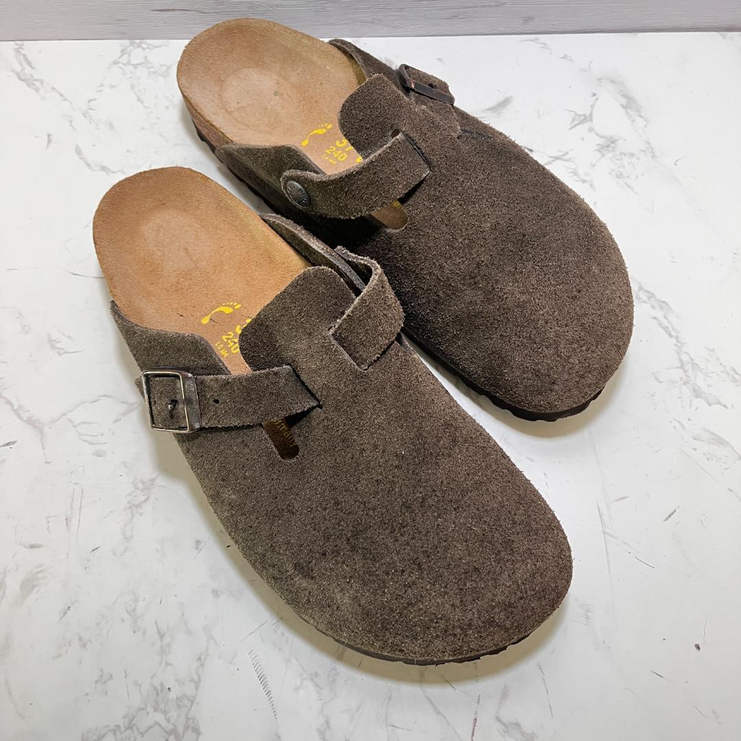 まゆたん ビルケンシュトック ボストン ブラウン 24cm ナロー幅 スウ