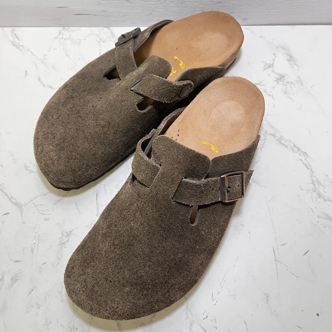 まゆたん ビルケンシュトック ボストン ブラウン 24cm ナロー幅 スウ