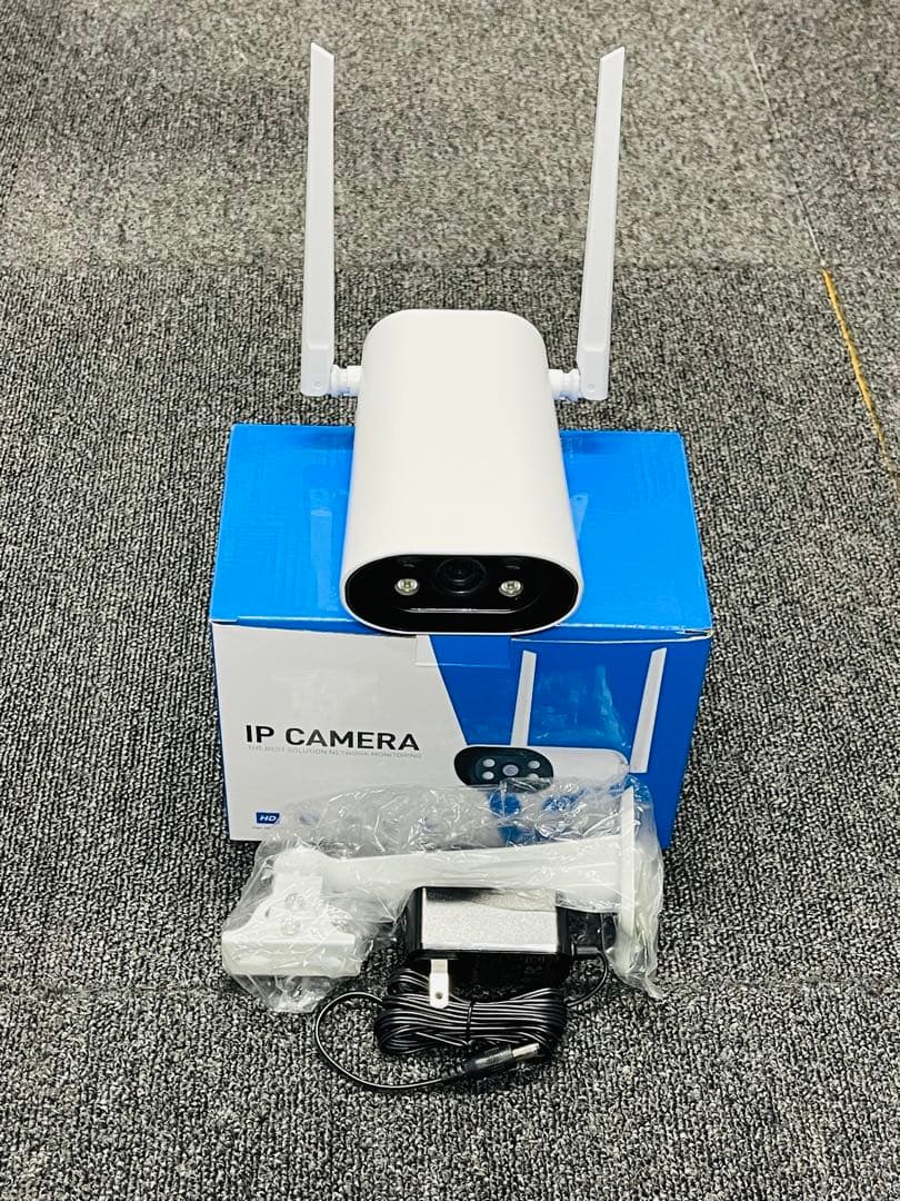 ワイヤレス防犯カメラ8台セット 10.1インチLCDモニター暗視撮影 H.265