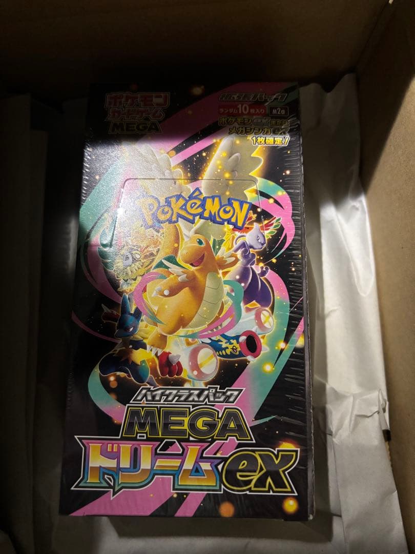【1BOXシュリンク付】ポケモンカードゲーム MEGAドリームEX 10パック入