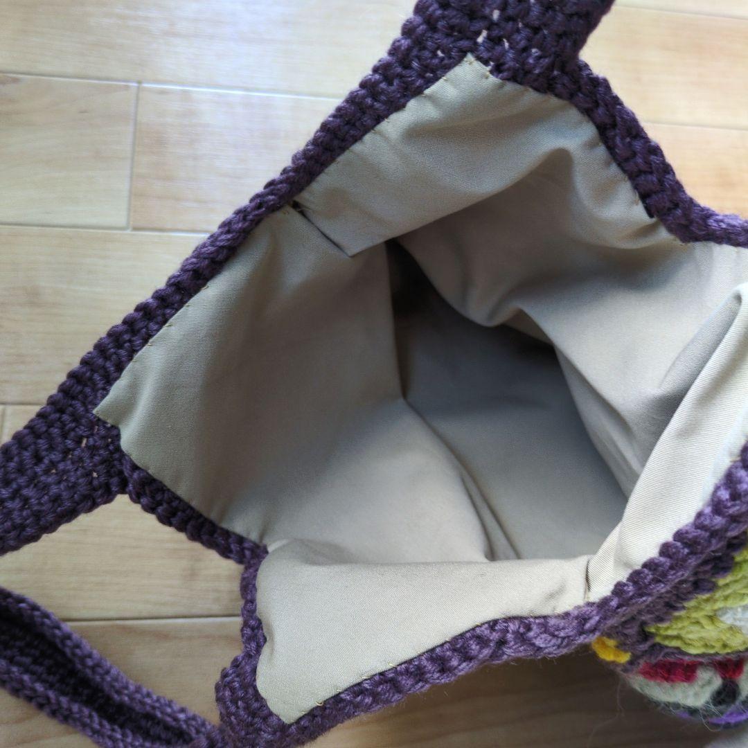 【もも】ハンドメイド グラニースクエアのモチーフバッグ 7点