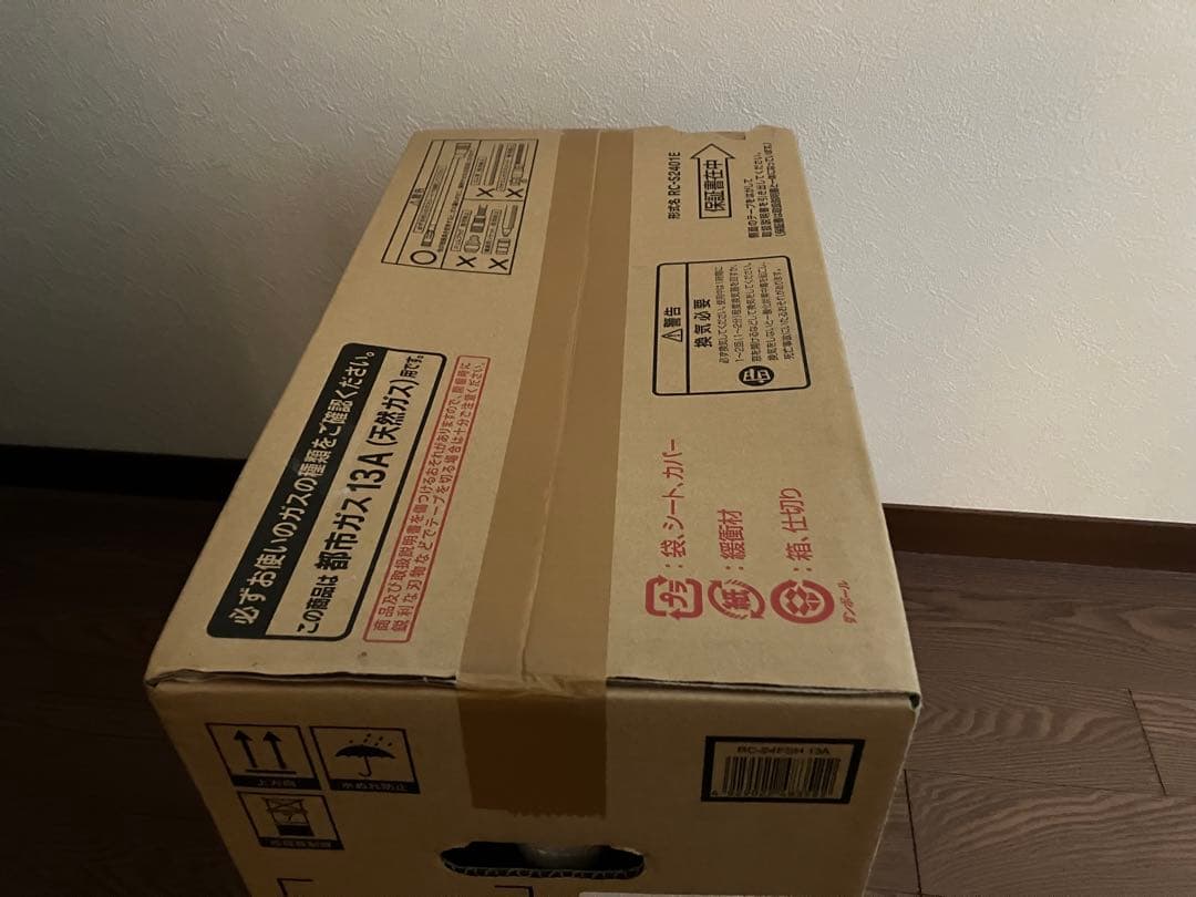 新品未開封品　ガスファンヒーター都市ガス　東邦ガスRCー24FSHガスコード付