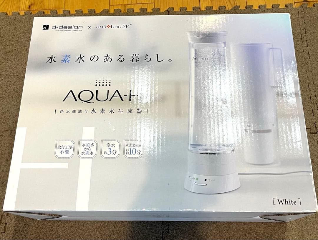 AQUA+H 浄水機能付き水素水生成器　AH-HP1401