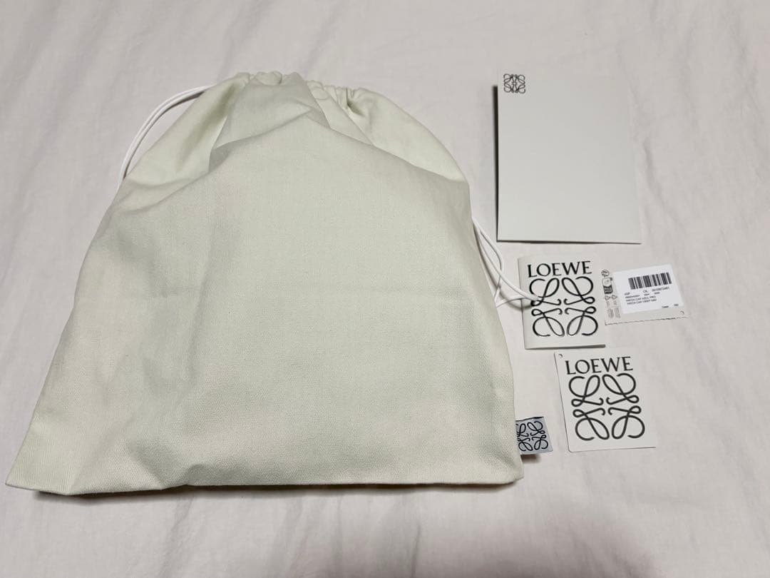 LOEWE ロエベ ロゴキャップ ネイビー サイズ59 納品書 タグ 箱付き